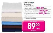 Primaries Sheeting King Fitted Or Flat