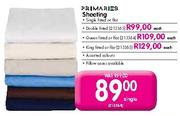 Primaries Sheeting Queen Fitted Or Flat-Each
