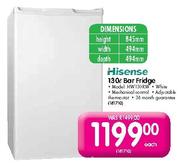 Hisence Bar Fridge-130l
