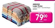 Aranda Lusso Throw-130x170cm Each