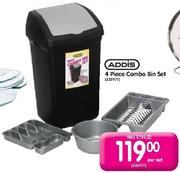 Addis Combo Bin Set-4 Piece