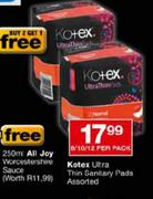Kotex Ultra Thin Sanitary Pads Assorted-6/10/12 per pack