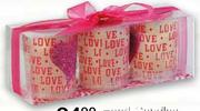 Heart Candles-3 Pack