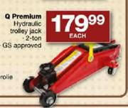 Q Premium Hydraulic Trolley Jack-Each