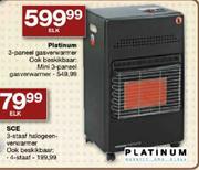 Platinum 3-Paneel Gasverwarmer Ook Beskikbaar-Elk