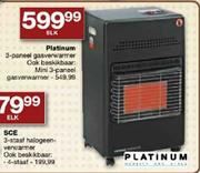Platinum Mini 3-Paneel Gasverwarmer-Elk
