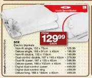  SCE Electric Blankets Digital Dual-Control King Each