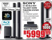 Sony 5.1 3D Blu-Ray Tallboy Home Theatre System (BDV E690) 