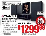 Sansui DVD Hi-Fi with iPad Docking (MDVX1004)