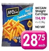 McCain Straight Cut Chips-2.5kg