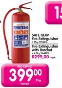 Safe Quip Fire Extinguisher With Bracket-4.5Kg(164893)