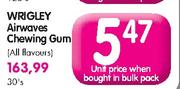 Wrigley's Airwaves Chewing Gum(All Flavours)