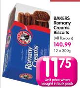 Bakers Romany Creams Biscuits(All Flavours)-200gm