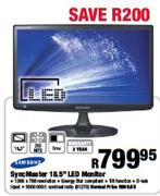 Samsung SyncMaster 18.5" LED Monitor