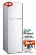 Hisense Top Freezer Fridge-220Ltr