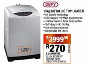 Defy Metallic Top Loader-13kg