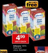 Infacare 100% Pure Fruit Juice Assorted