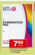 A4 Examination Pad-each