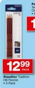 Staedtler Tradition HB Pencils-3 Pcs per pack