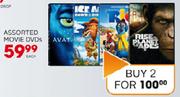 Assorted Movie DVDs-Each