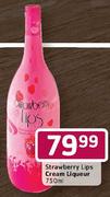 Stawberry Lips Cream Liqueur-750ml