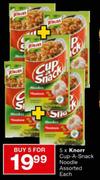 Knorr Cup-A-Snack Noodle-5's