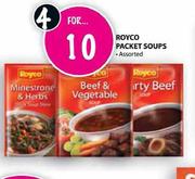 Royco Packet Soups Assorted-4's 
