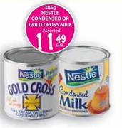Nestle Condensed Or Gold Cross Milk-385g Each 