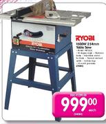 Ryobal 1500w 254mm Table Saw-Each