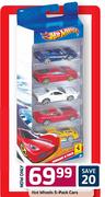 Hot Wheels 5-Pack Cars