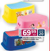 Step Stool Winnie The Pooh,Princess Or Spider-Man Each