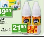 Jik Bleach Value Pack-2 x 1 Ltr
