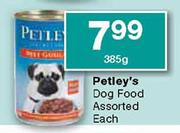 Petley's Dog Food Assorted Each-385g