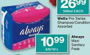 Always Maxi Sanitary Pads-8/9/10's