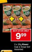Knorr Cup A Soup Go!Assorted-3x20g