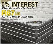 Mercury Euro Top Base Set-152cm