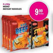 Mewo Instant Noodles-4x60g