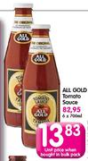 All Gold Tomato Sauce-700ml