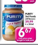 Purity 3rd Foods-6x200ml