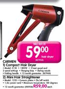 Carmen Compact Hair Dryer