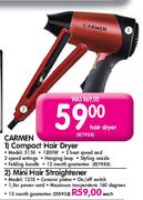 Carmen Mini Hair Straightener