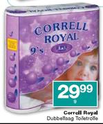 Correll Royal Dubbellaag Toiletrolle-9's