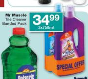 Mr Muscle Tile Cleaner Banded Pack-2x750ml