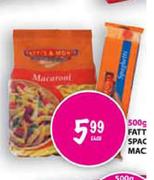 Fatti's & Moni's Spacshetti Or Macaroni-500g
