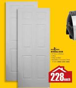 Solid Doors Internal Door-813mm x 2032mm