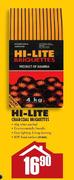 Hi-Lite Charcoal Briquettes-4kg