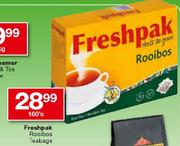 Freshpak Rooibos Teabags-160's