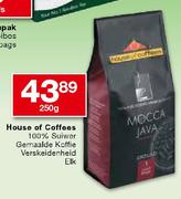 House of Coffees 100% Suiwer Gemaalde Koffie-250gm