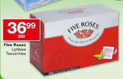 Five Roses Lynlose Teesakkies-200's