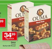 Ouma Rusks Buttermilk/Muesli-1kg Each